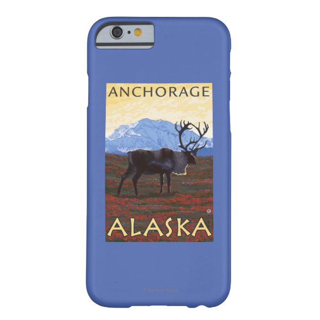 Coques Case-Mate iPhone Scène de caribou - Anchorage, Alaska (Dos)