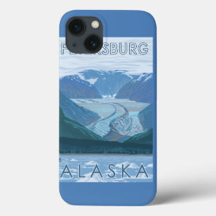 Etui iPhone 13 Scène de glacier - Pétersbourg, Alaska