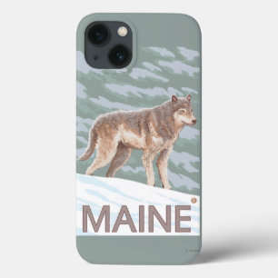 iPhone 13 Coque Scène de MaineWolf