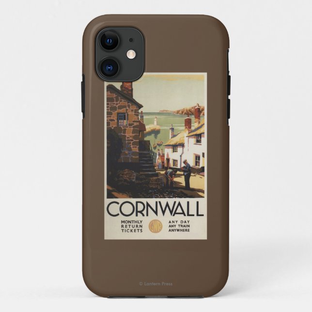 Coques Case-Mate iPhone Scène de rue avec deux hommes travaillant le (Dos)