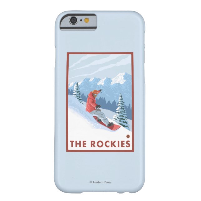 Coques Case-Mate iPhone Scène de surfeur - les Rocheuses (Dos)