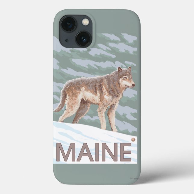 Coques Case-Mate iPhone Scène du MaineWolf (Verso)