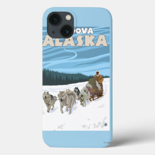 Case-Mate iPhone Case Scène Sledding de chien - Cordova, Alaska