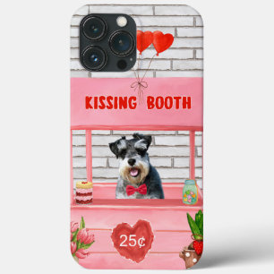 Case-Mate iPhone Case Schnauzer Chien Valentine's Day Kissing Booth