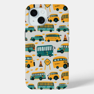 Coque Pour iPhone 15 School Bus