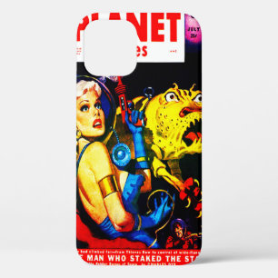 COQUE iPhone 12 SCI FI COMICS D'UN ROMAN GRAPHIQUE DES ANNÉES 1950