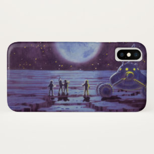 Etui iPhone Case-Mate Science-fiction vintage, Atterrissage sur la Lune 