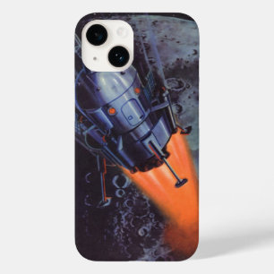 Coques Pour iPhone Science-fiction vintage, fusée lunaire décolle
