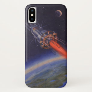 Etui iPhone Case-Mate Science-fiction vintage, fusées Sci Fi au-dessus d
