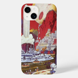 Coques Pour iPhone Science-fiction vintage, la ville perdue d'Atlanti