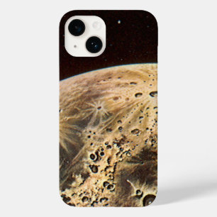 Coques Pour iPhone Science-fiction vintage, vaisseau à fusée au-dessu