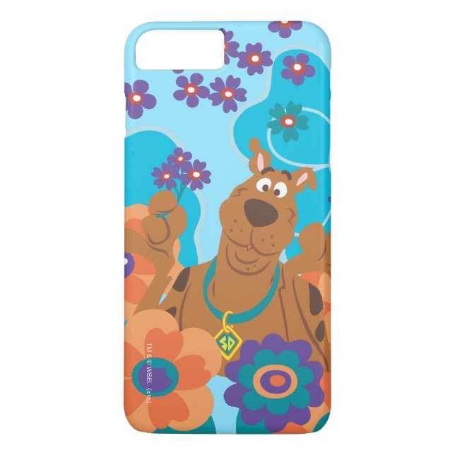 Coques Case-Mate iPhone Scooby-Doo En Fleurs (Dos)