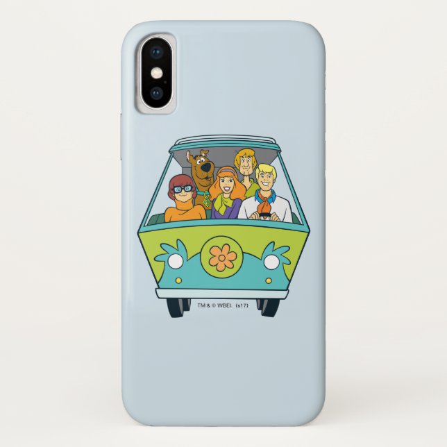 Coques Case-Mate iPhone Scooby-Doo & Gang Mystery Machine (Dos)