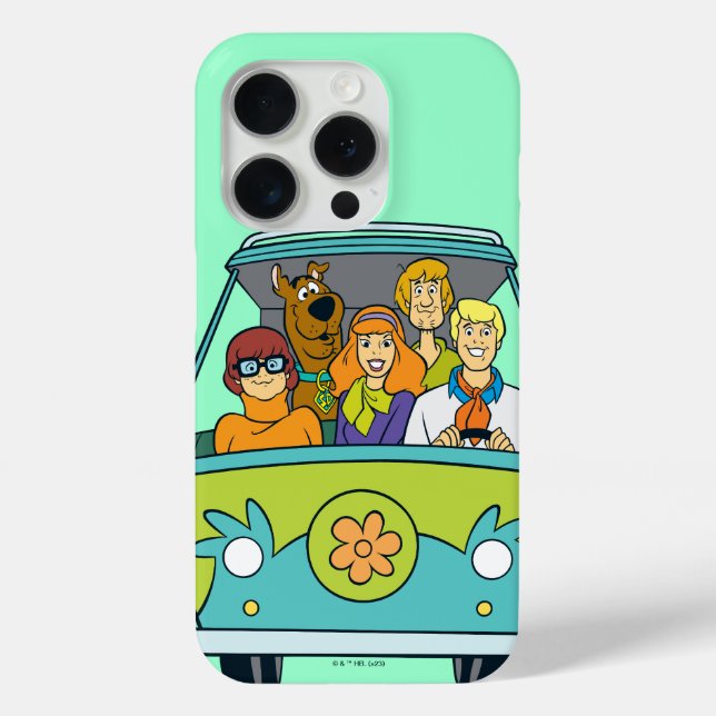 Coques Case-Mate iPhone Scooby-Doo & Gang Mystery Machine (Verso)
