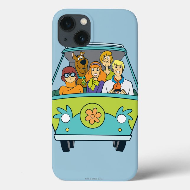 Coques Case-Mate iPhone Scooby-Doo & Gang Mystery Machine (Verso)