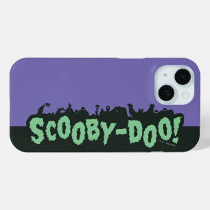 Coque Pour iPhone 15 Scooby-Doo ! Logo Monster Silhouette