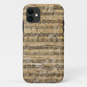 Etui iPhone Case-Mate Score vintage de musique