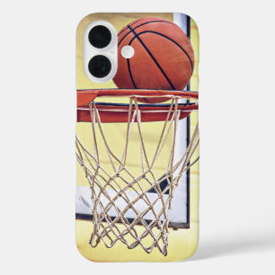 Coque Pour iPhone 16 Scoring de basket-ball