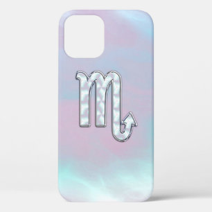 Coques Pour iPhone Scorpio Zodiac dans Mère style perle