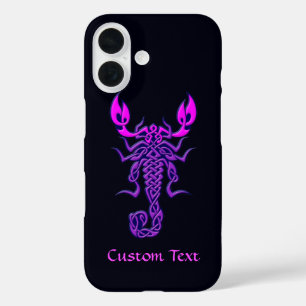 Coque Pour iPhone 16 Scorpion de noeud céleste pourpre