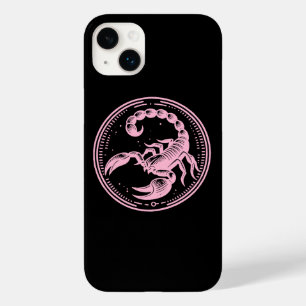 Coque Pour iPhone 14 Plus Scorpion rose Astrologie Scorpion SIGNE Zodiaque