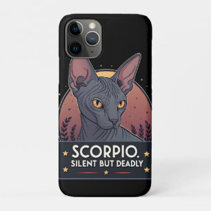 Case-Mate iPhone Case Scorpion Zodiaque Chat Sphynx Art Mortel Silencieu