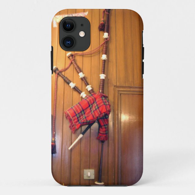 Coques Case-Mate iPhone Scotland Bagpipe Tartan Plaid Instrument de musiqu (Dos)