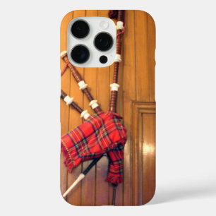 Coques iPhone 16 Pro Scotland Bagpipe Tartan Plaid Instrument de musiqu