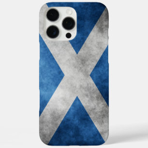 iPhone 16 Pro Max Case Scotland Grunge - Saint Andrew's Cross