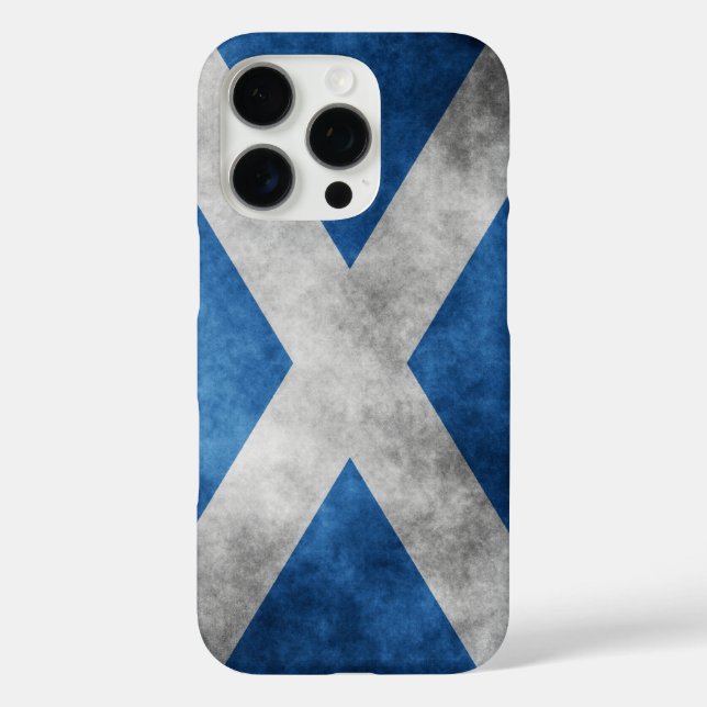 Coques Case-Mate iPhone Scotland Grunge - Saint Andrew's Cross (Verso)