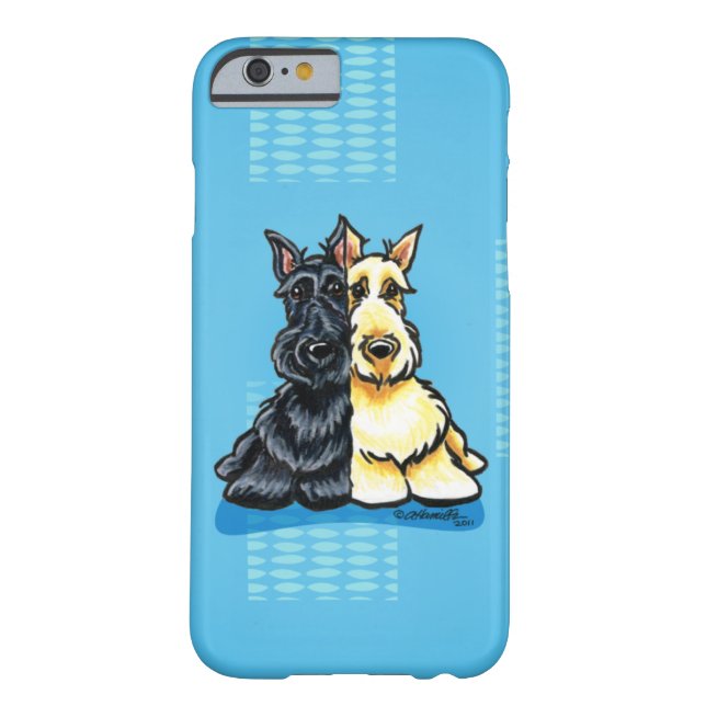 Coques Case-Mate iPhone Scottish Terriers Deux d'un genre (Dos)