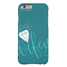Script et diamant turquoise Wifey