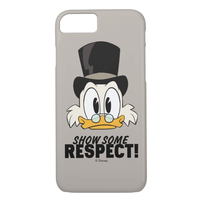Coques Case-Mate iPhone Scrooge McDuck| Montrez Un Peu De Respect ! (Dos)
