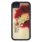 Se de téléphone de photo de fleur blanche + iPhone