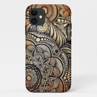 Etui iPhone Case-Mate Se d'iPhone + iPhone 5/5S, griffonnage de henné