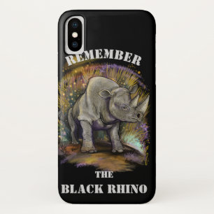 Case-Mate iPhone Case Se souvenir du Rhino noir