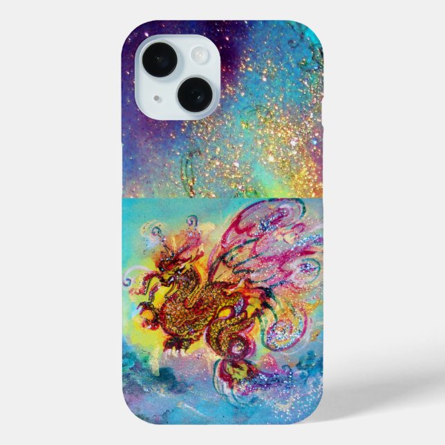 Coques Case-Mate iPhone SEA DRAGON Aqua Imaginaire bleu (Verso)