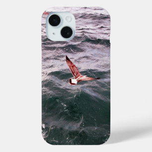 COQUE POUR iPhone 15 SEAGULL VOL AU-DESSUS DES VAGUES