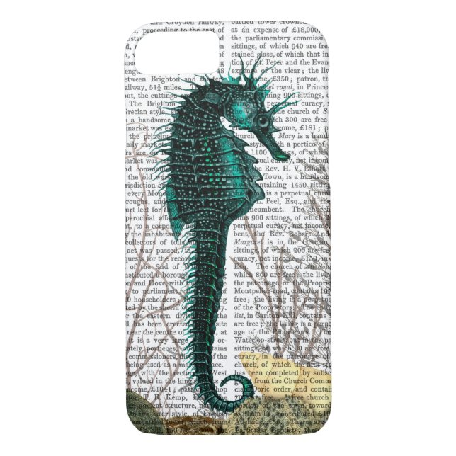 Coques Case-Mate iPhone SeaHorse et SeaUrchins 2 (Dos)