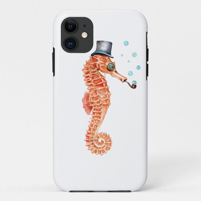Coques Case-Mate iPhone Seahorse Steampunk (Dos)