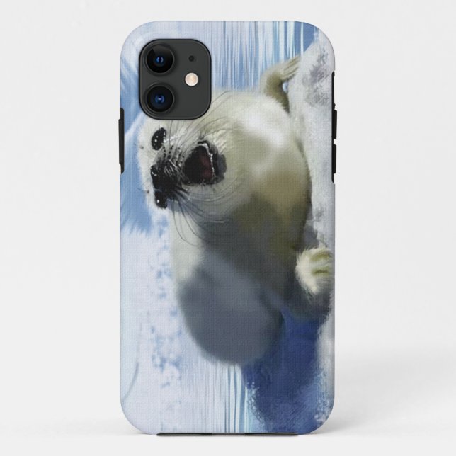 Coques Case-Mate iPhone Seal de la Grotte et art de la glace pour les défe (Dos)