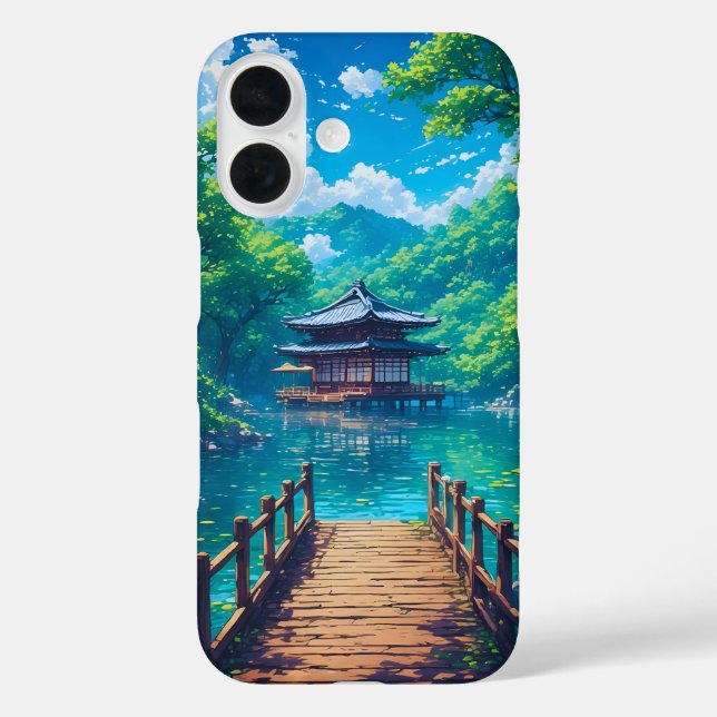 Coques Case-Mate iPhone (Seijaku no Kohan) -  Lakeside Serenity (Verso)