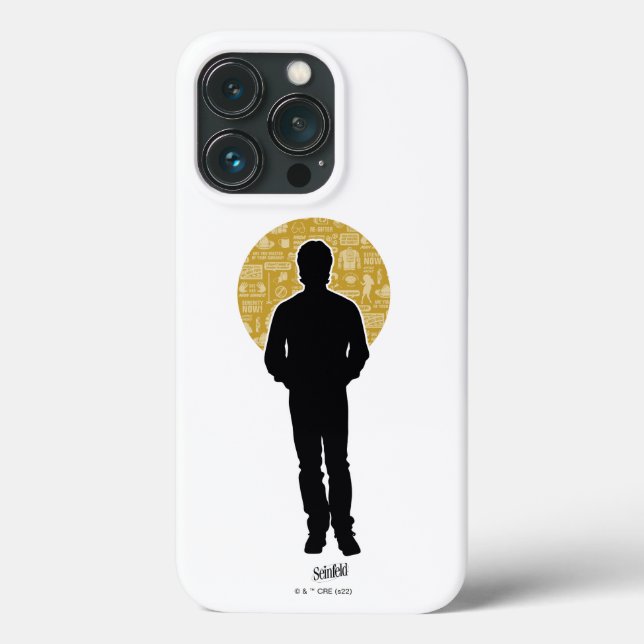 Coques Case-Mate iPhone Seinfeld | Jerry Seinfeld Silhouette (Verso)