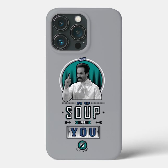 Coques Case-Mate iPhone Seinfeld | Pas De Soupe Pour Vous Graphique (Verso)