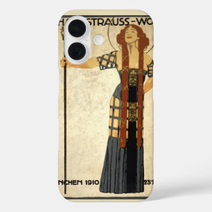 Coque Pour iPhone 16 Semaine vintage Art nouveau Richard Strauss, Munic