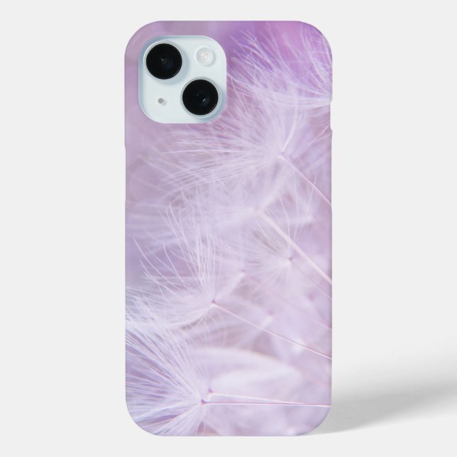 Coques Case-Mate iPhone Semences de Dandelion doux sur pourpre | Personnal (Verso)
