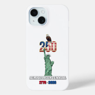 Coque Pour iPhone 15 Semiquincentennial USA 250th Anniversary 1776-2026
