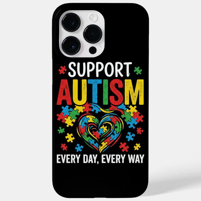 Coques Case-Mate iPhone Sensibilisation à l'autisme (Verso)