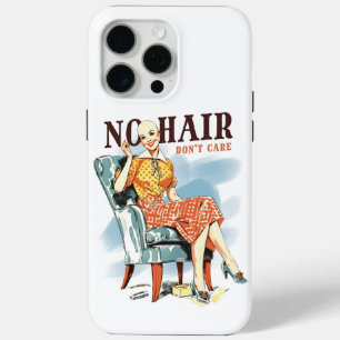 Coque iPhone 15 Pro Max Sensibilisation au cancer pour les femmes chauves 