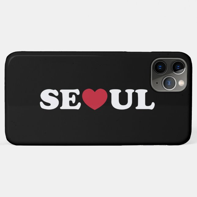 Coques Case-Mate iPhone Séoul Love Heart (Dos (Horizontal))